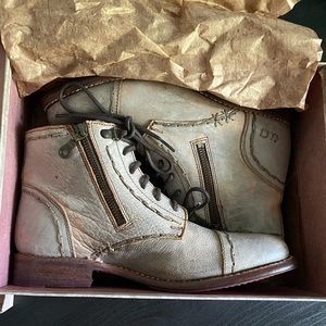 Bed Stü Cobbler Series Ankle Boots Grey 8.5